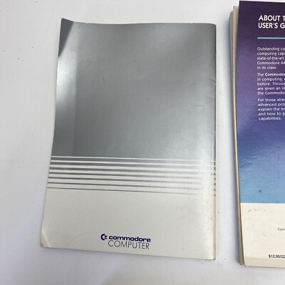 Vintage Commodore 64 C64 User Instruction Manual Guide Book Lot | eBay