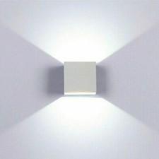 Modern LED Wall Lights Up Down Cube Sconce Fixture Lighting Indoor Lamp