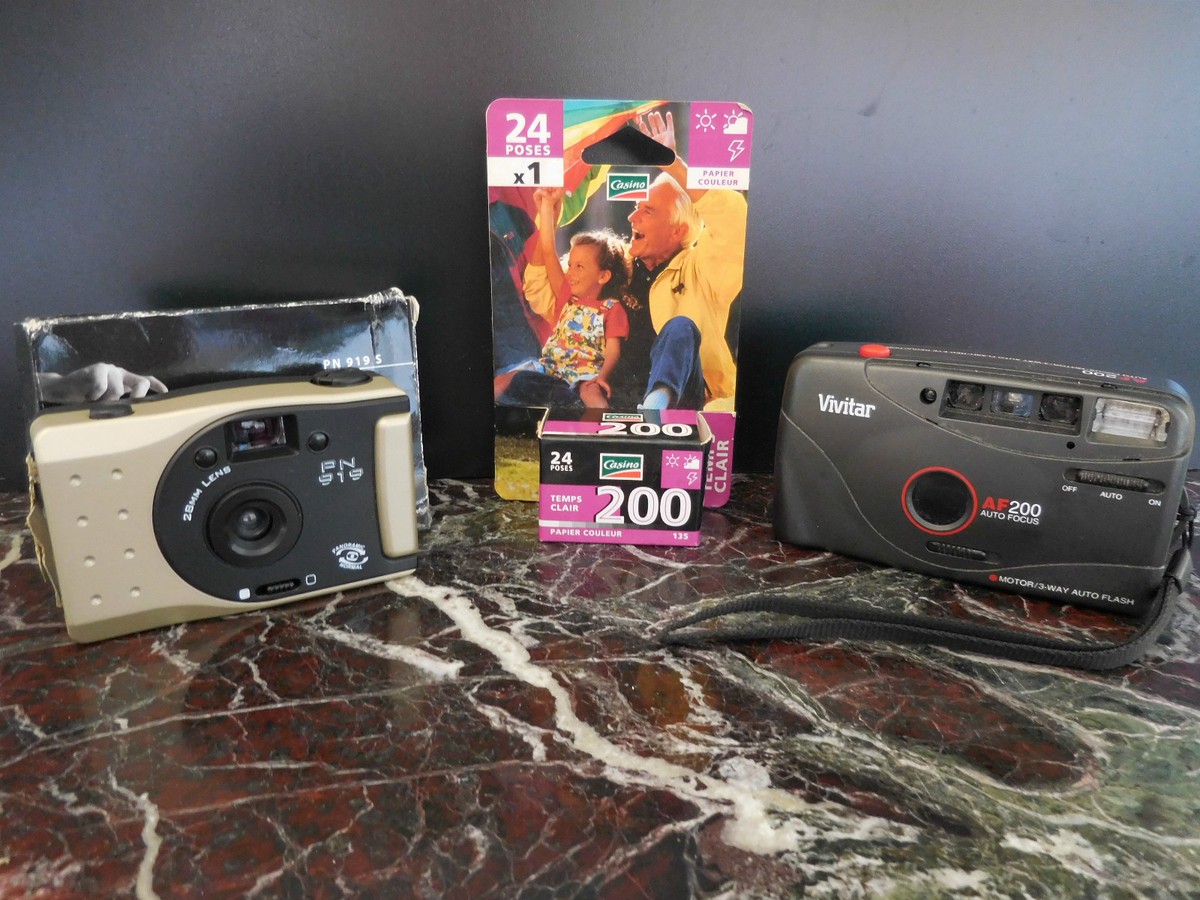 Appareil Photo 2 WAY Camera 35 Mm - Objectif 28 Mm Panoramique - Testé, état Bon