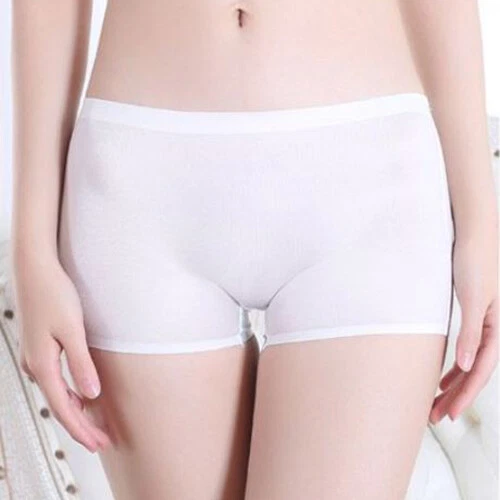 Lote de 5 paquetes de bragas de satén sedoso para mujer ropa interior sin costuras lencería Foto 3 de 4