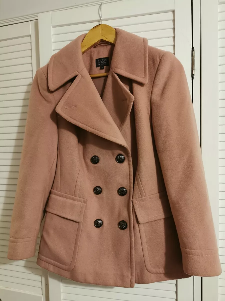 M and hot sale s pink coat