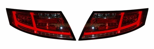 Luces traseras LED rojas/claras con indicadores secuenciales para AUDI TT Mk 2 8J 2006-2014 - Imagen 2 de 3