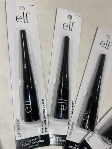 6 PACK!!! - e.l.f. Expert Liquid Liner Jet Black - 0.15 fl oz Free Shipping - Picture 2 of 5