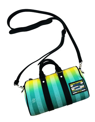 LOUIS VUITTON Keepall XS Damier Stripes ' Gradient Green'