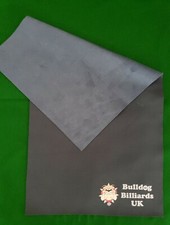 Bulldog Billiards Uk Premium Double-sided Pool Snooker Cue Towel Slate grey NEW 