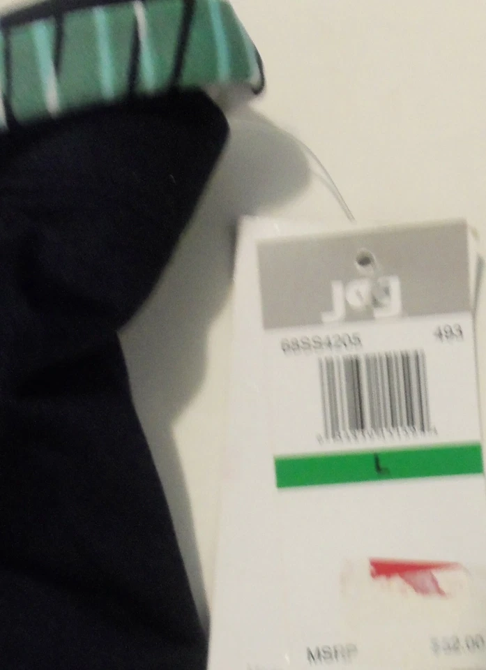 Traje de baño Tankini halter espalda abierta verde y azul marino Jag con pantalones cortos talla S/L nuevo con etiquetas $104  Foto 4 de 4