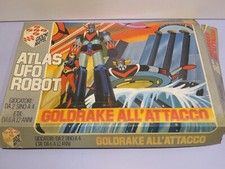 vecchio gioco da tavolo ATLAS UFO ROBOT GOLDRAKE ALL ATTACCO Giochi MATTEL epoca