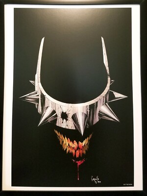 Batman Who Laughs by Greg Capullo FRAMED 12x16 Art Print DC Comics Poster