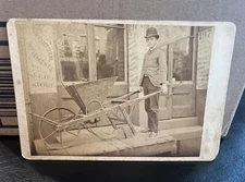 Rare Occupational Seed Store Cabinet Card National Photographic View Co.