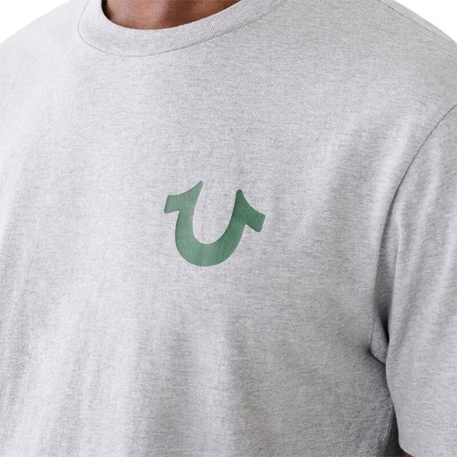 True Religion 107998 Mens T Shirts Crew Neck Half Sleeve Sports Gym Tee XS-3XL - Picture 10 of 22