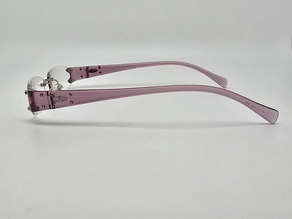 Marco de gafas sin montura Valentino 5316/B 001P cristal de glicinia púrpura Italia Foto 4 de 4