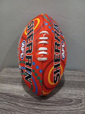 USED SHERRIN AFL FOOTBALL KANGAROO BRAND RUBBER SYNTHETIC USED SHERRIN AFL FOOTBALL KANGAROO BRAND RUBBER SYNTHETIC