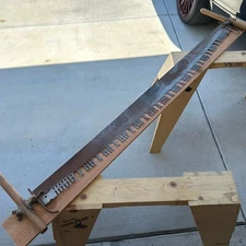 SIMONDS SAW & STEEL CO. CRESENT GROUND 5’ CHAMPION TOOTH LOGGERS CROSSCUT Handle