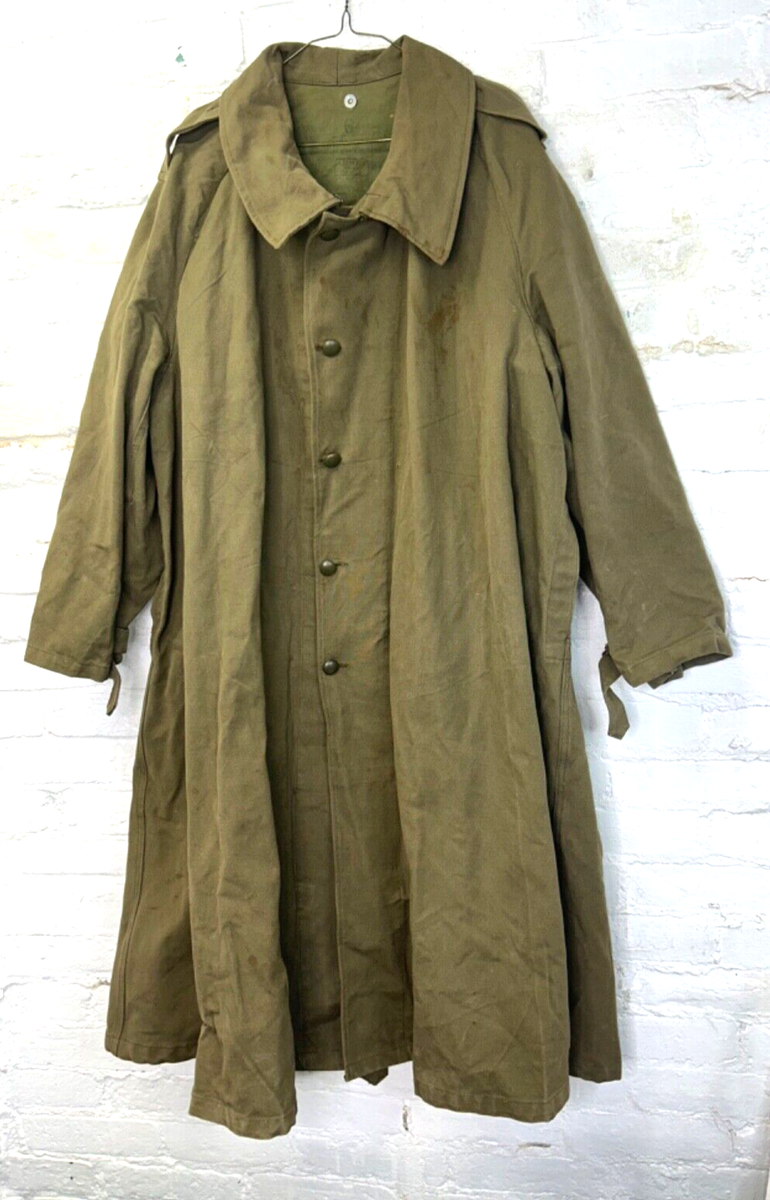 Vintage French Army M35 Motorcycle Trench Coat | eBay Vintage French Army M35 Motorcycle Trench Coat | eBay