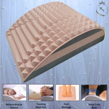 Neck Back Pillow Stretcher For Lower Back Pain Relief Herniated Disc Sciatica