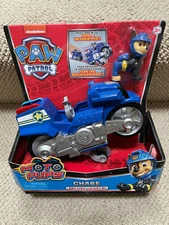 NEW! PAW Patrol Moto Pups CHASE Police Deluxe Motorcycle Vehicle TOY Nickelodeon