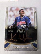 2021 Topps Tier One Prime Performers Autograph Auto Kenny Lofton #d /25 Indians