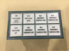 IDEC SLC-40 Annunciator Panel Lighted Control Panel Double Row 23E36