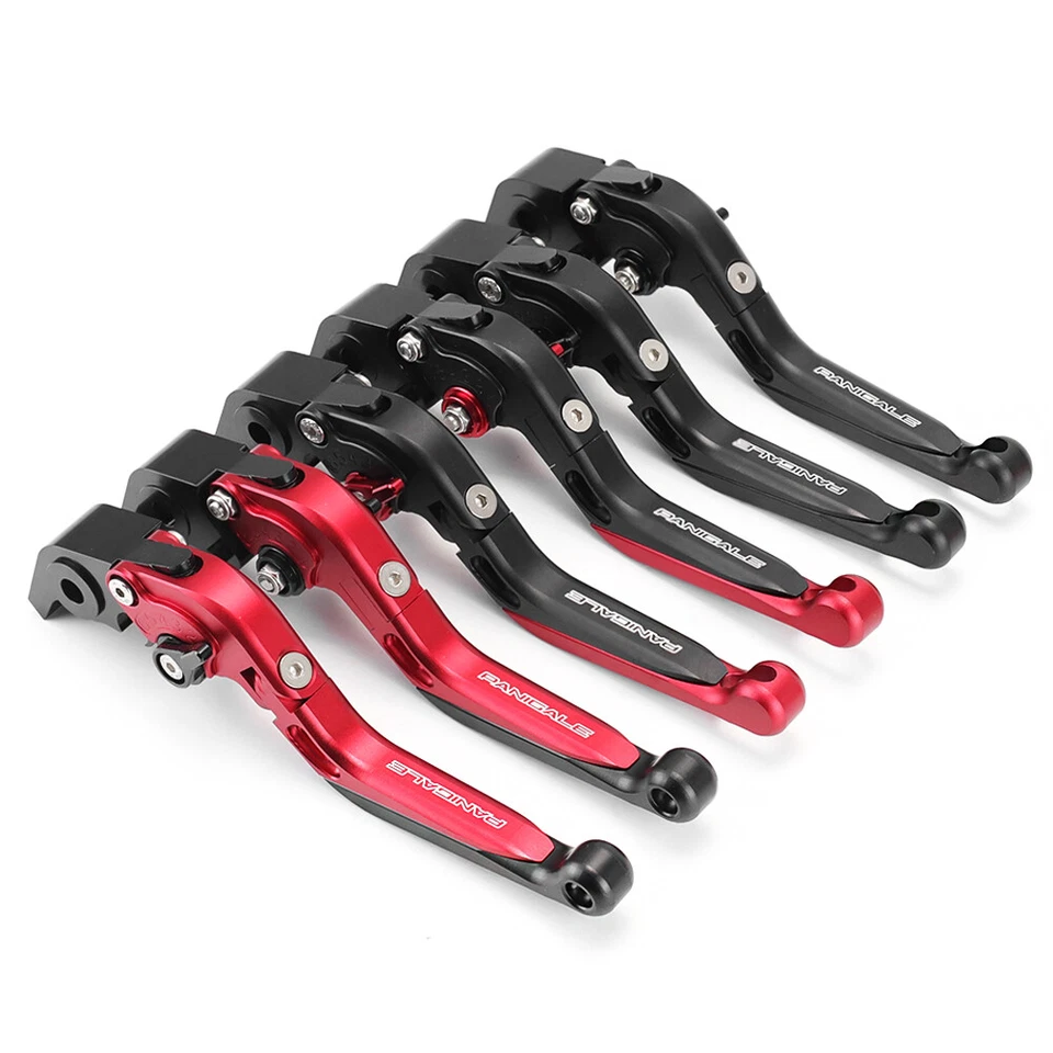 For DUCATI Panigale V4 V2 1299 1199/S/R 959 899 Folding CNC Clutch Brake Levers - Image 2 of 4