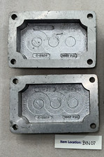 KILLARK X-10 BLANK COVER ALUMINUM LOT OF 2