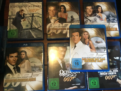Roger Moore - James Bond 007 [7 Blu Ray]Octopussy Leben Sterben lassen Moonraker