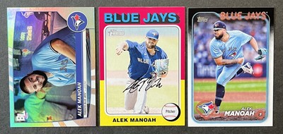 Alek Manoah (3) Card Lot - Blue Jays - Silver Foil