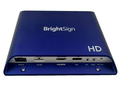 BrightSign HD1024 | Full HD Expanded I/O HTML5 Player [Unlocked. Please Read]