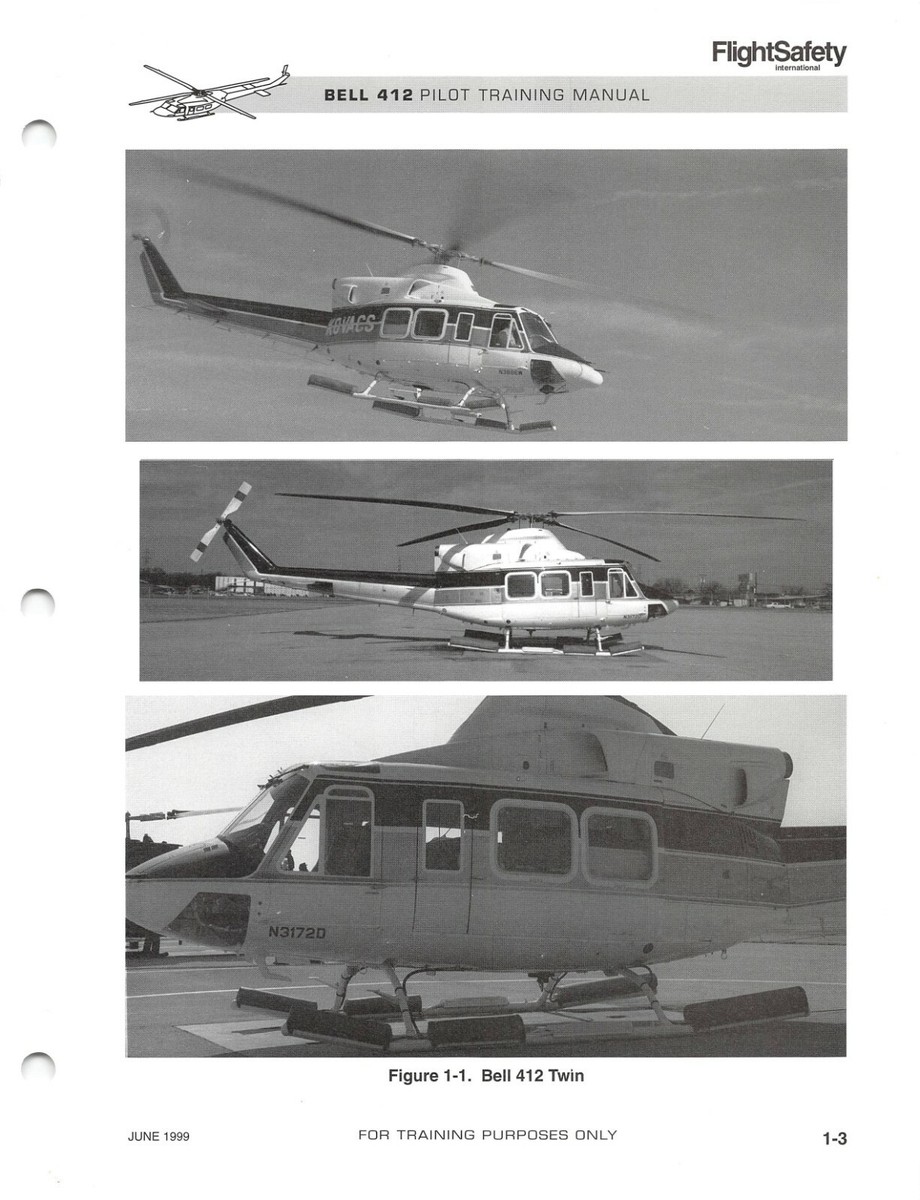 Bell 412 Helicopter Pilot Training Manual (Aircraft Systems Bell 412 Helicopter Pilot Training Manual (Aircraft Systems