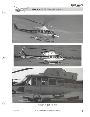 Bell 412 Helicopter Pilot Training Manual (Aircraft Systems