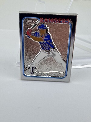 2024 Topps Update Wyatt Langford Superbox Exclusive Enamel Rookie Pin - Rangers