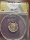 1910-D  Barber Dime AU 55 Cleaned