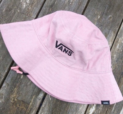 Genuine S/M or M/L VANS Pink Corduroy BUCKET HAT Adult New Tags Buck1