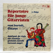 RENE BARTOLI repertoire for young guitarists HARMONIA MUNDI LP NM