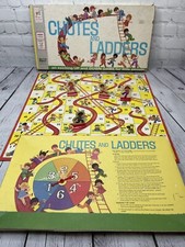 Vintage 1974 Chutes and Ladders Board Game by Milton Bradley #4555 Made In USA!