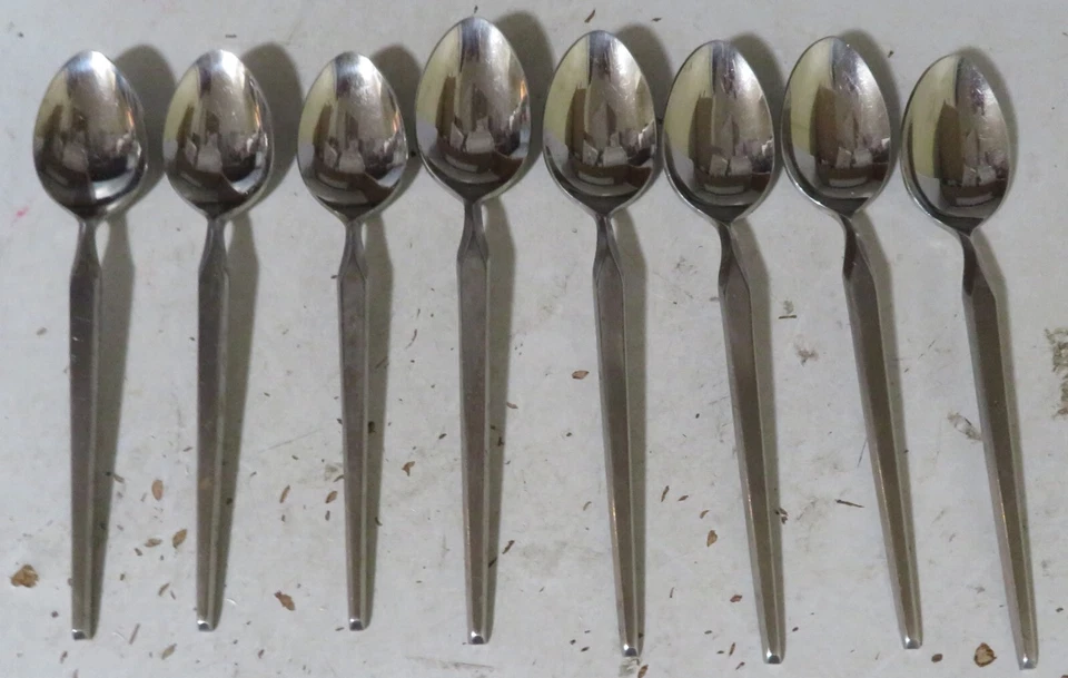 RAVENNA Pattern 8 Dinner Table Spoon Spoons SRI Stanley Roberts Stainless Japan - Image 2 of 4