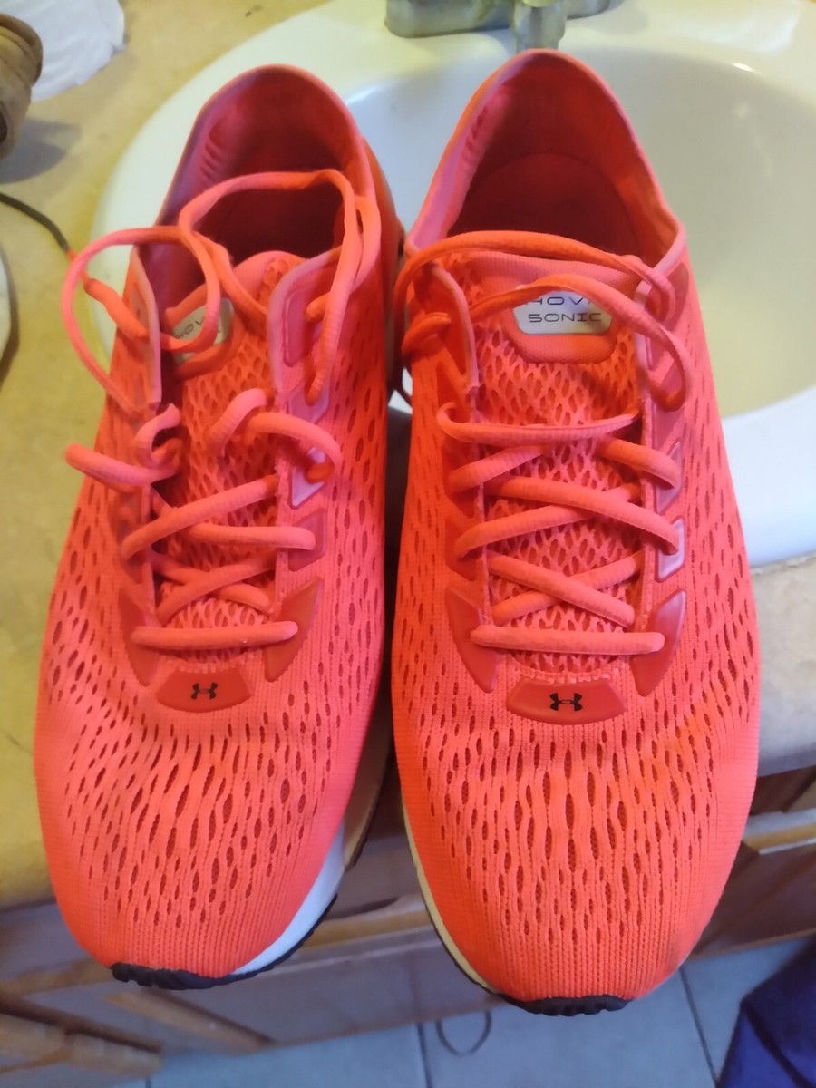 Mens Under Armour UA Hovr Sonic 3022586-601 Red Sneakers mesh FREE SHIP  $40 - Main Image