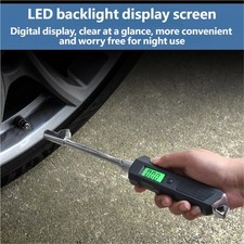 Digital Tire Pressure Gauge 230 Psi Heavy Duty Dual Head Stainless Steel Made Digital Tire Pressure Gauge 230 Psi Heavy Duty Dual Head Stainless Steel Made