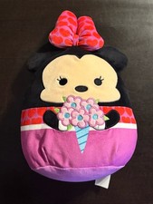 Squishmallows Disney Minnie Mouse Plush 12 Valentines Day Pink Stuffed 2023