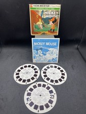 Mickey Mouse Vintage View-Master 3 Reel Set with Booklet Walt Disney