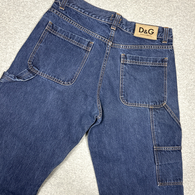 Vintage Dolce & Gabbana Jeans Mens Size 48 34x34 Blue Denim