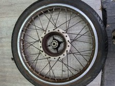 Oldtimer Motorrad Speichenrad