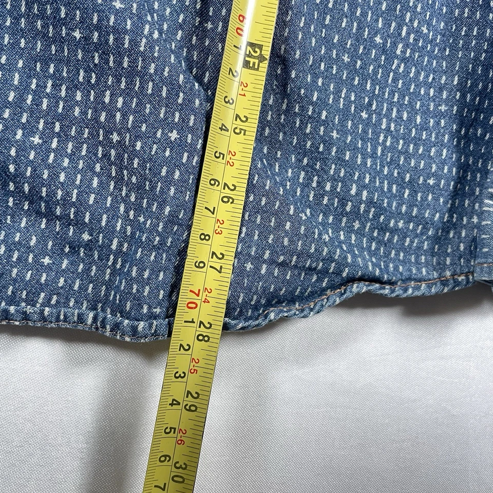 Camisa vaquera grande Mossimo Supply Co Pearl Snap Foto 3 de 4