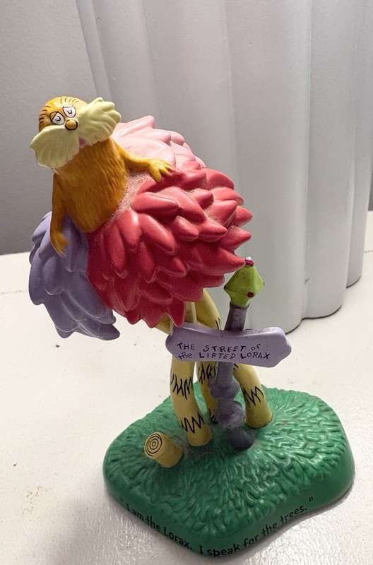 The Dr. Seuss Collection The Lorax Hallmark Figurine  1st Edition 2001
