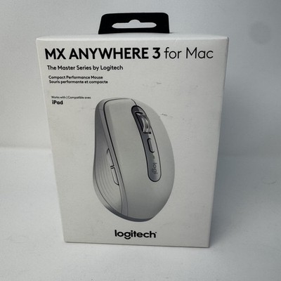 Logitech MX Anywhere 3 for Mac Wireless Mouse - Pale Gray - New Factory Sealed