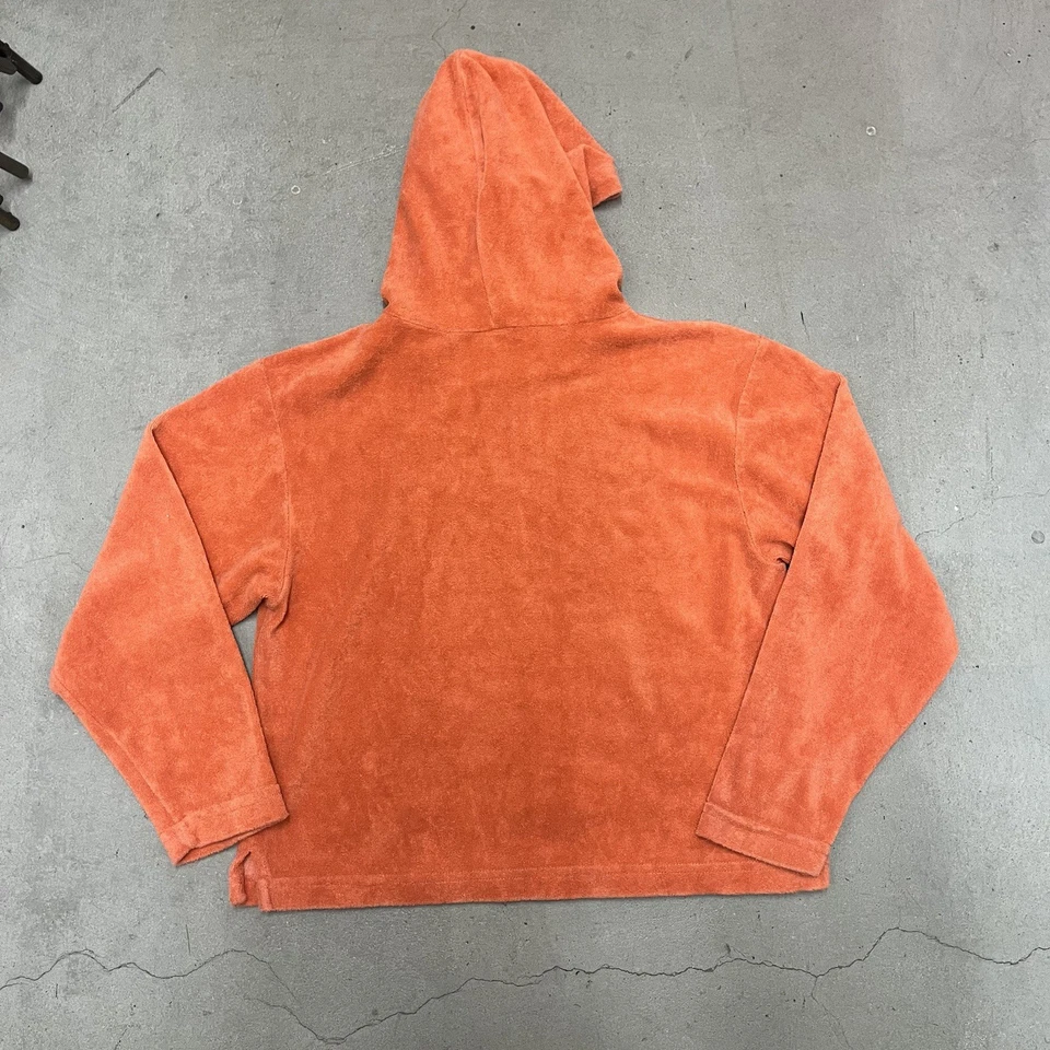 Sudadera con Capucha Vintage Gap Terry Tela Naranja Hecha en EE. UU. Talla XL Juvenil Foto 3 de 4