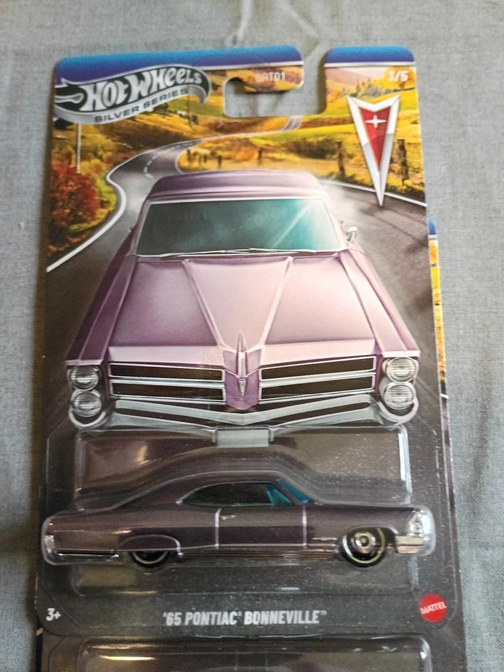 HOT WHEELS SERIE PLATA 2025 - PONTIAC - JUEGO COMPLETO DE 5 Foto 4 de 4