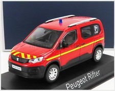 NOREV 479069 PEUGEOT - RIFTER FIREFIGHTERS 2019 - RED YELLOW - 1/43