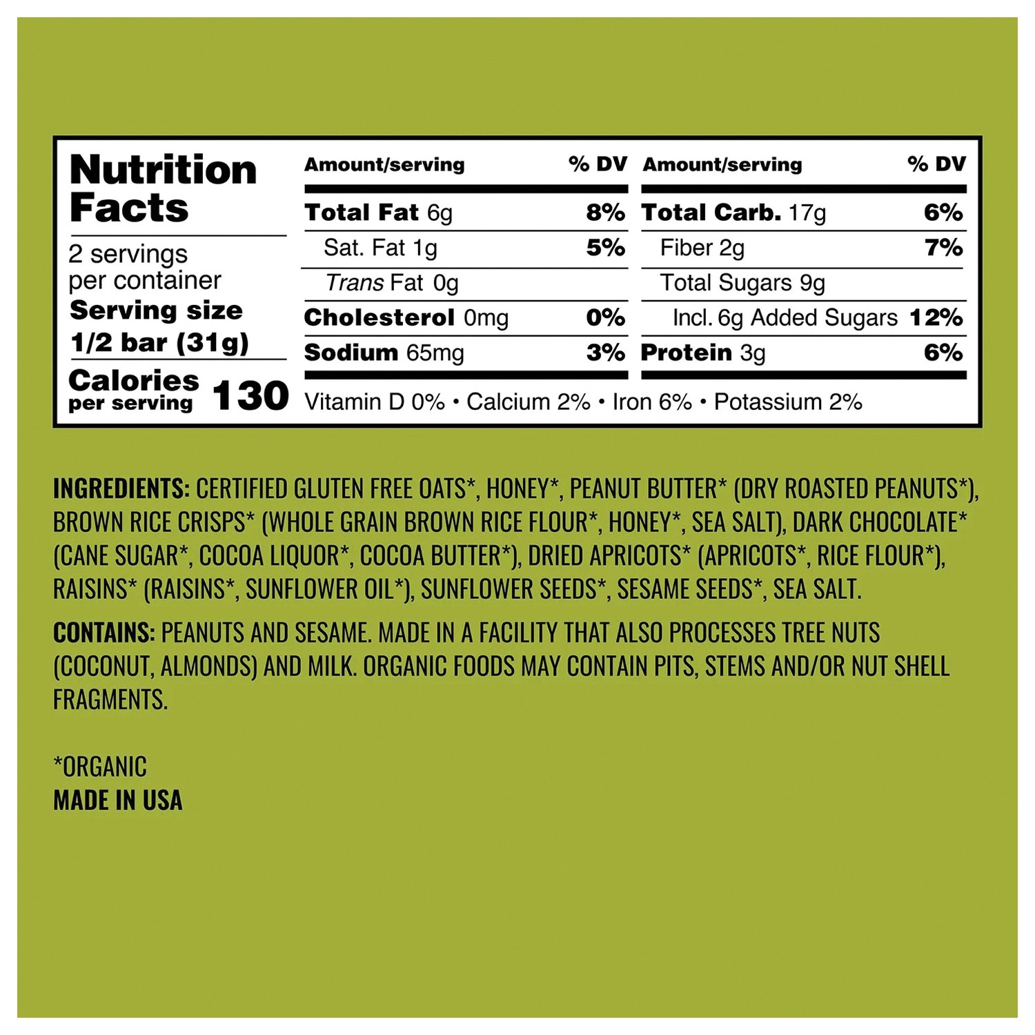 Энергетические батончики Kates Real Food с органическим арахисовым маслом и темным шоколадом - 9590₽