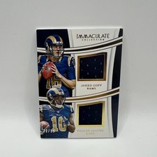 2016 Panini Immaculate Dual Jersey Jared Goff/Pharoh Cooper #GC /99