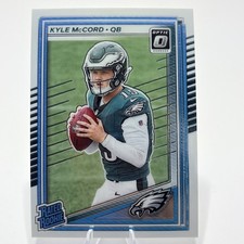 Kyle McCord 2025 Donruss Optic Rated Rookie #283 Philadelphia Eagles RC